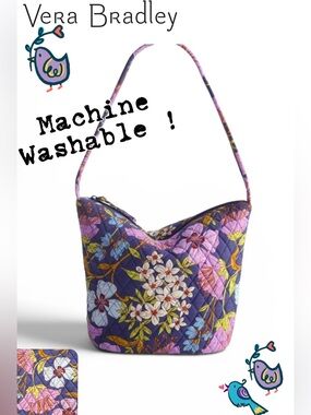🌸Vera Bradley Slouchy Bucket Shoulder Bag